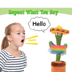 MUSICAL DANCING AND TALKING CACTUS FOR KIDS