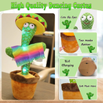MUSICAL DANCING AND TALKING CACTUS FOR KIDS