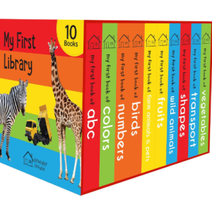 My First Library Set of 10 Books for Kids | Board books for kids | Learning Books for kids